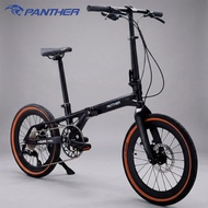 PANTHER HEBE PRO Hybrid Bike Lightweight Magnesium Frame Shimano 9-Speed Hydraulic Disc Brake Foldab