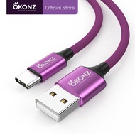 OKONZ iPhone Type C Micro USB 100W 5A Fast Charging USB C Cable Data Transfer Supported 0.25m 1.0m 2