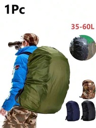 1個防水背包雨罩,適用於戶外旅遊和運動 - 35-60l,防塵且可折疊方便攜帶,適用於戶外露營徒步旅行