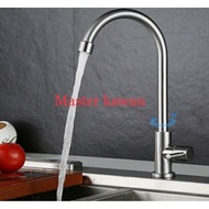 Stainless Kitchen Sink Faucet, TABLE PIPE Model / Stainless Steel Dish Washing Faucet