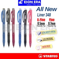 Stabilo Liner 348 Ball Pen 0.5mm / 0.7mm Retractable Ball Pen Stabilo Pen