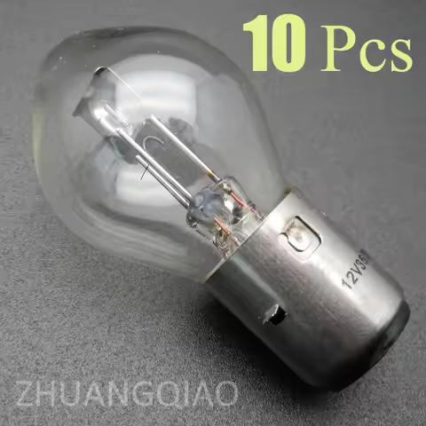 10/4/2/1 pcs Motorcycle lamp 12V 35/35W BA20D 50-150cc ATV Quad Chinese Scooter Motorbike Headlight 