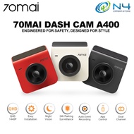70mai A400 Car Recorder Dash Cam QHD 1440P Rear Cam Night Vision 145 FOV WDR App Control Smart