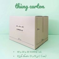 Kích thước 40x30x30 cm Combo 25 hộp carton đóng gói hàng hóa