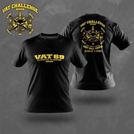 Vat 69 Komando & Ultimate Warrior T shirt | Unisex Men Very Able Troop 69 Design, Ready Stock