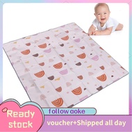 Aoke POENVFPO Baby Playmat 51.2x51.2in Anti Slip Water Proof Grime Play Mat Newborn Infant Essential