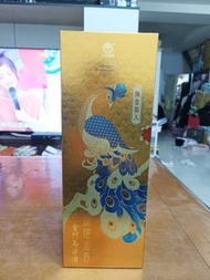 空盒 空禮盒 燦耀金春金門高粱酒(金雀版) 金箔造型 磁吸盒 金雀獻瑞 包裝盒 禮品盒 金色禮盒 附提袋 1140401