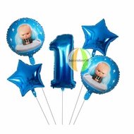 Baby boss foil balloon set