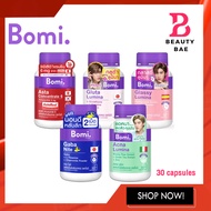 Bomi Gluta & Glassy Lumina & Bomi Asta Concentrate 6 30 capsules  โบมิ กลูต้า ลูมินา & โบมิ กลาสซี่ 