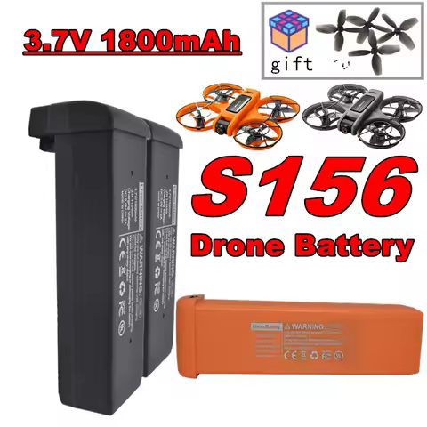 Original 3.7V S156 Drone Battery 1800mAh Lipo rechargeable Battery has Orange and gray two color bat