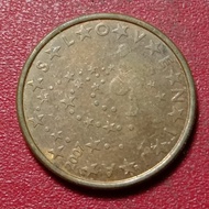 koin Slovenia 5 Euro Cent 2007-2019