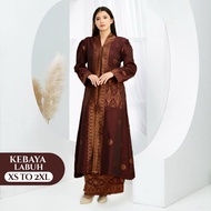Size XS-2XL | Songket Tenun | Baju Kebaya Labuh | All Colours | 100% Cotton