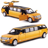 Ô tô mô hình sắt trưng bày Land Rover extended 1:32 (Vàng)