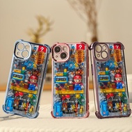 Case For Xiaomi Redmi Note 13 12 11 10 9 Pro 14C 13C 12C 9C 9A 9S Shell Game Super Mario Bros. X Car