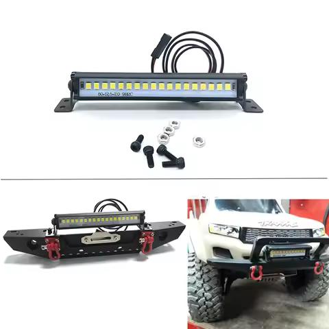 RED SPIDER Super Bright LED 83MM 53MM Lights Bar for 1/10 RC Crawler Car Axial SCX10 90046 Jeep Wran