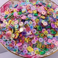 6mm Round Glitter diy Handmade Flat Beads Kindergarten Nightclub Performance Stage Costume Accessori
