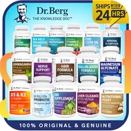 GENUINE Dr. Berg's Liver Cleanse Magnesium D3 K2 Yeast Cod Liver Nerve Ashwagandha Hair DIM Wholefoo