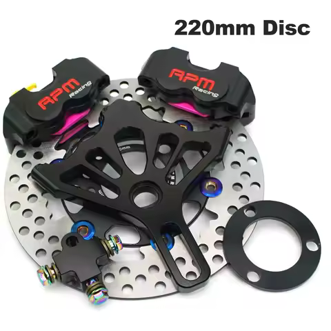 Motorcycle RPM Rear Brake Caliper disc Adapter 4xPiston Brake Caliper bracket For Double Rpm Brake C
