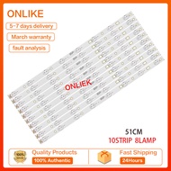 ใช้ได้กับ Haier LE49U5000A LS49H510X/ LS49H510N หลอดไฟแอลซีดีบาร์ LE49D8-01(A)30349008202