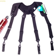 weroyal Tactical-Suspenders X Type Tactics  Practical Adjustable Equipage for w Keychain Tactical-Belt Harness for Duty