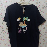 Screen Printed Cat Printed Pusheen T-Shirt (PL)
