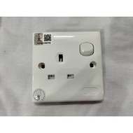 13A Single Switch Socket Outlet 13A (SIRIM) Switch Electric One Gang Electric Socket 13A Socket PluG