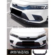 Honda Civic FE 2022 Front Lips Front Diffuser Civic FE Bodykit
