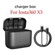 For Insta360 X3  Charger 2 Card Slot Charging Box for Insta360 X 3 Action Camera Action Camera