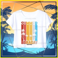 ◳ ♀ § Boracay Shirt I Boracay crop top shirt  for teens and adults I Boracay Tshirt I summer shirt