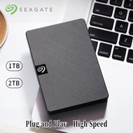 Seagate Expansion ฮาร์ดไดรฟ์ภายนอก 1TB/2TB External Hard Disk ฮาร์ดดิสพกพา HDD USB3.0 2.5" ฮาร์ดไดรฟ์คุณภาพสูง รับประกัน 3 ปี