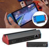 JIAGUMY HDMI Adapter, 4K@120Hz Type-C TV Dock Station, Portable USB Charger Dock for  Switch/Switch 