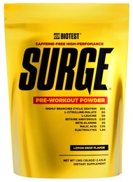 Surge Workout Fuel - Beta-Alanine, L-Leucine, Citrulline Malate, Betaine, Cluster Dextrin (HBCD), El