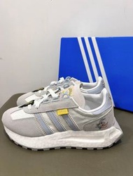 『原裝👟原盒』adidas originals retropy e5 低幫運動休閒鞋 灰藍