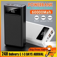 【SG】60000mAh Power Bank 4 USB Fast Charging Powerbank LED Digital Display Large capacity Portable Ch