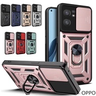 Slide Cover Goggles Phone Case OPPO Reno10 Reno8T Reno8 Reno7 Reno6 pro+Protective Shock-Resistant Bracket