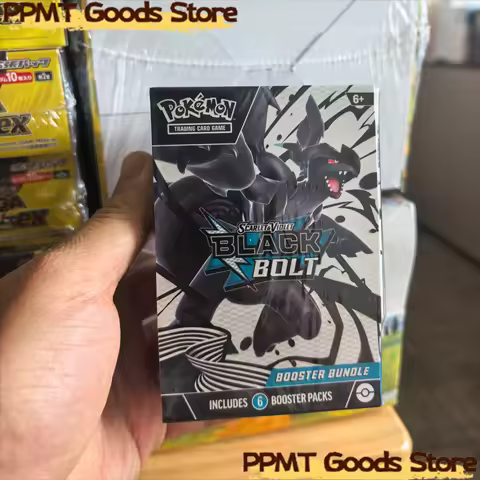 In Stock Us Version Pokemon SV10.5 Black Bolt White Flare Etb Booster Ptcg Trading Card Original Box