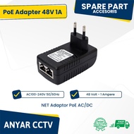48V DC POE Adapter - 1A Power Supply || 48V POE Power Supply Adapter