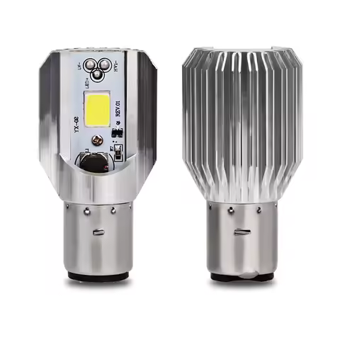 Ba20d Led Motorcycle Headlight Scooter Light H6 6000k Ba20d Bulb Motorbike Accessories Lights Headli