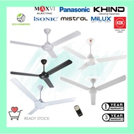 Kipas Siling KDK Panasonic 3 Blade Kipas Angin Syiling Khind Kipas Kdk Ceiling Fan 60"/56" 3 Blade C