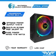 Armaggeddon Voltron Gold 475w Rgb Power Supply