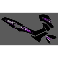 TRANSPARENT STRIPING YAMAHA NMAX OLD 155 VALOR MOTIF 2DP