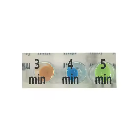 3Pcs Sand Hourglass Yellow 3Min Blue 4Min Green 5Min Acrylic Timer Concentration Game Kitchen Timer 