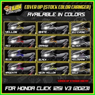 ◨    Honda Click 125i 2023 V3 Cover Up Decal (Stock Color Changer) Sticker