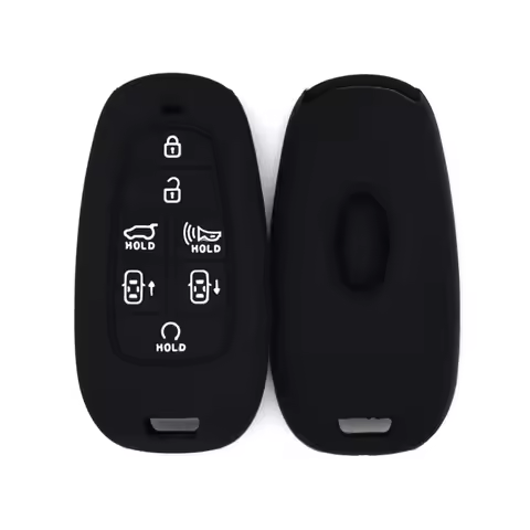 Silicone Car Key Case Protective Cover For Hyundai Palisade Nexo 5th Gen Tucson L Custin Veloster In