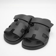 實體店 Hermes Chypre Sandal Noir 黑色 涼鞋 金剛色 二舅鞋 二舅拖鞋 二舅拖 H_SIS_HK1