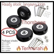 4Pcs Luggage Wheel Replacement 40mm 45mm 50mm