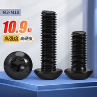 [FWM] Grade 10.9 Black High-Strength Round Head Screw M3M4M5M6M8M10 Torx Screw Anti-theft Screw