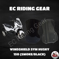 WINDSHIELD SYM HUSKY 150 (BLACK/SMOKE)