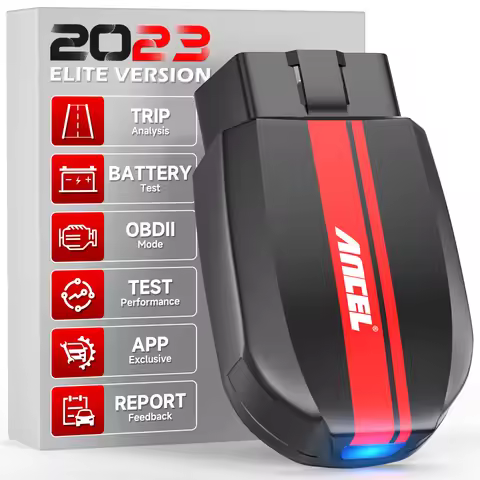 ANCEL BD200 Engine Code Reader Turn off Engine Light Full OBD2 Function OBD2 Scanner Battery Voltage