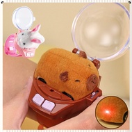 Remote Control Car Plush Capybara Wrist Watch RC Car 2.4G USB Rechargeable Racing Car for Kid Gifts